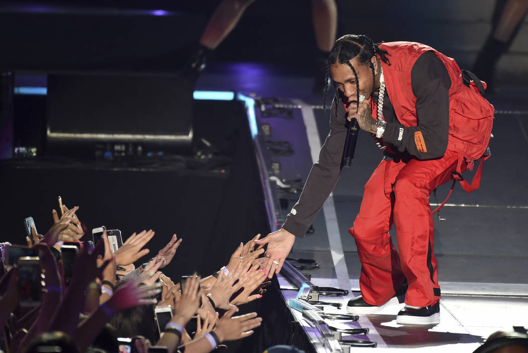 Tyga performs at Wango Tango on Saturday, June 1, 2019, at Dignity Health Sports Park in Carson ...