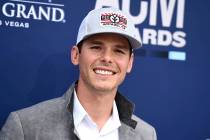 FILE - In this April 7, 2019 file photo, Granger Smith arrives at the 54th annual Academy of Co ...