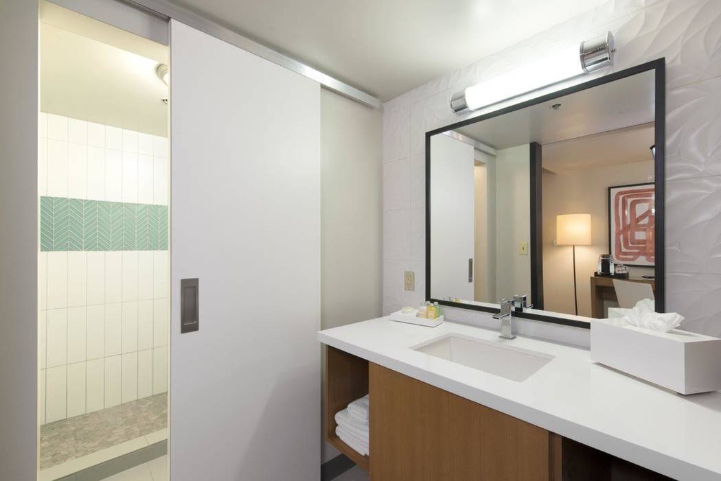 A new Luxe bathroom at the Plaza. (Courtesy Plaza)