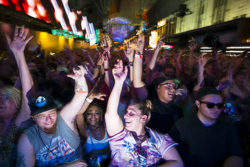 Steve Aoki rocks 8K at Fremont Street Experience — PHOTOS