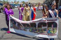 Salve Vargas Edelman, from left, Padua Raman, Vivian Locke, Eliza Bennett, Hermia Landy, and Es ...