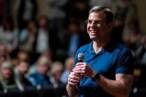 U.S. Rep. Justin Amash, R-Cascade Township, holds a town hall meeting at Grand Rapids Christian ...