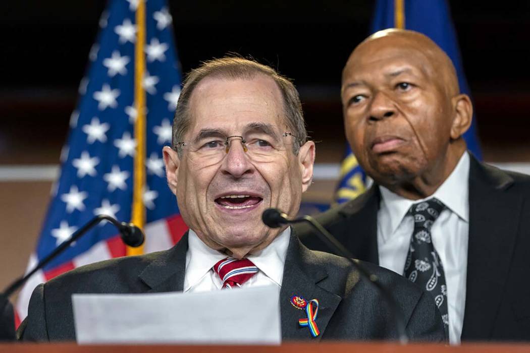 House Judiciary Committee Chairman Jerrold Nadler, D-N.Y., joined by House Oversight and Reform ...
