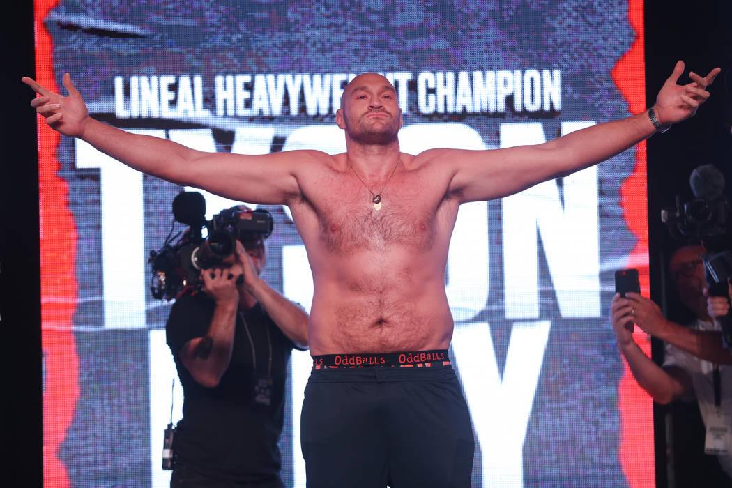 british boxer tyson fury thrives  las vegas limelight las vegas