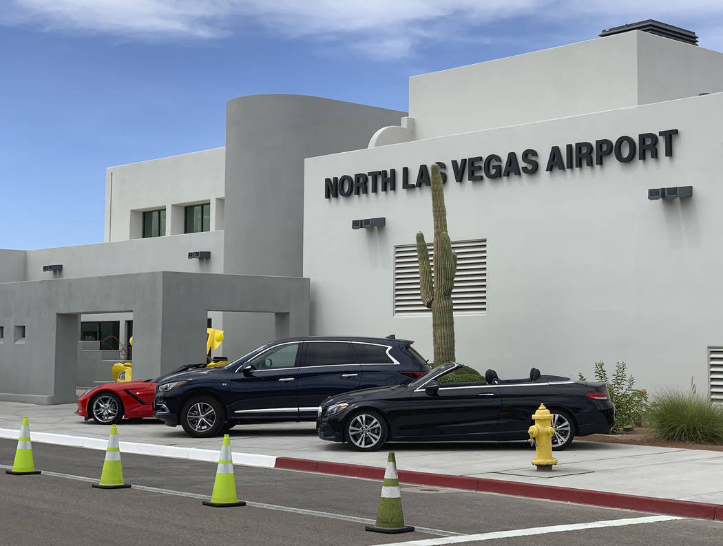 An open house was held Tuesday at the North Las Vegas Airport to show off their recent $2 milli ...