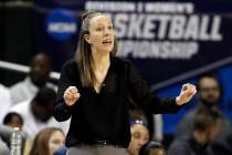 California head coach Lindsay Gottlieb instructs her team in the first half of a first round wo ...