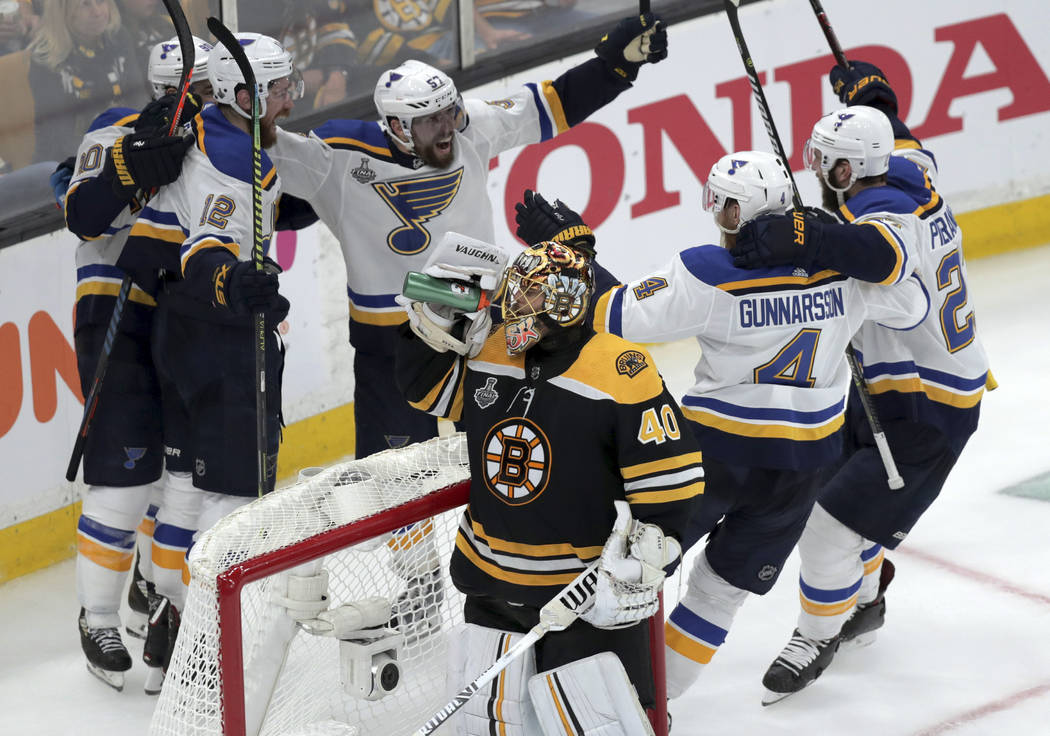 Blues trounce Bruins in Game 7, win 1st Stanley Cup crown | Las Vegas Review-Journal