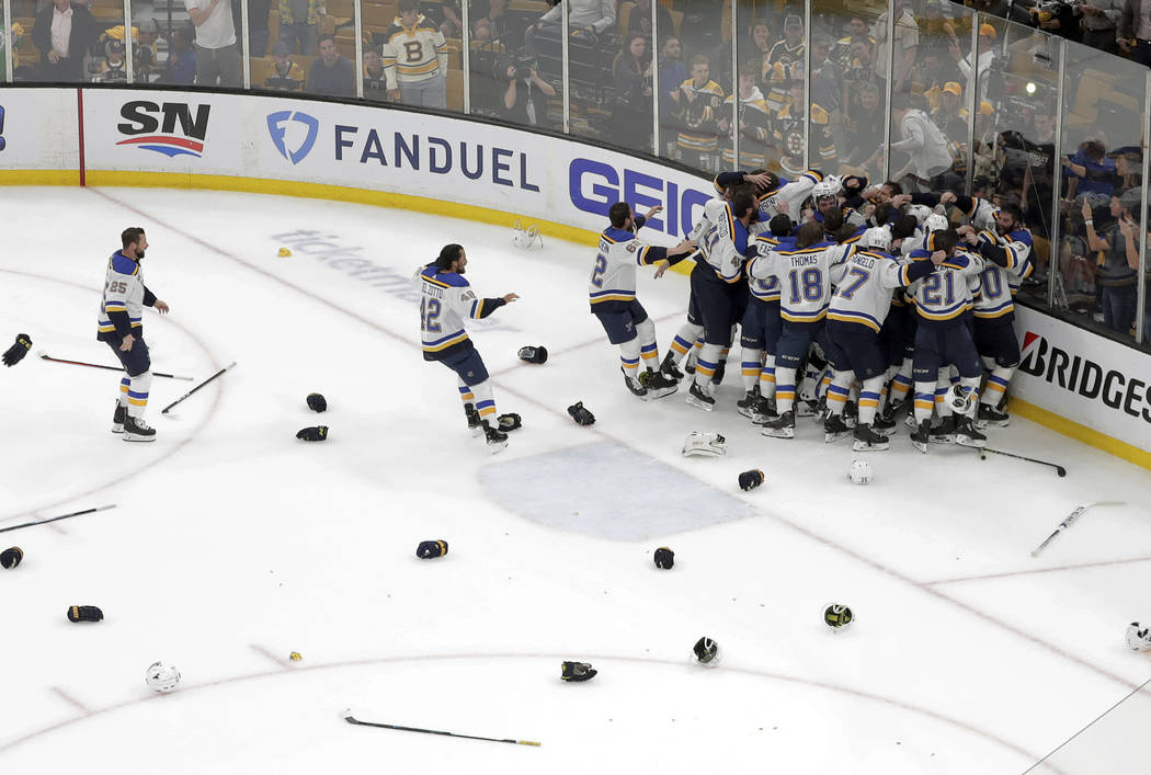 Long shot St. Louis Blues cost sportsbooks by winning Stanley Cup | Las Vegas Review-Journal