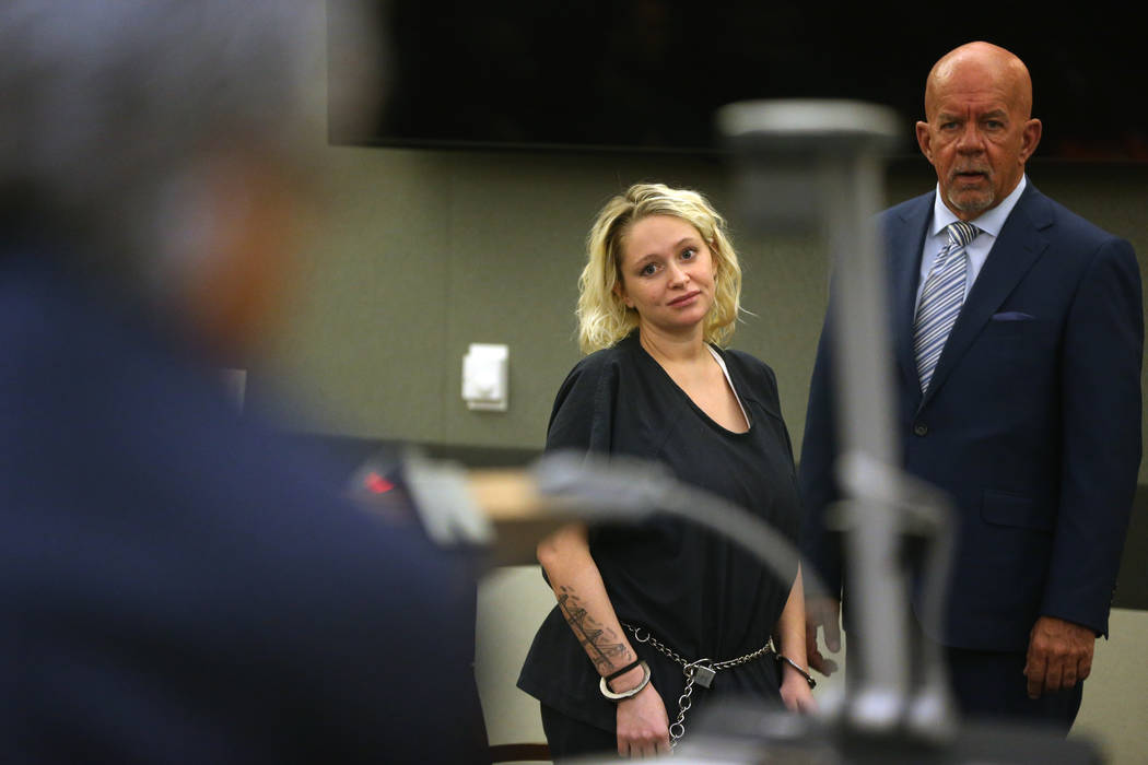 Kelsey Turner, left, with her attorney Brian Smith, appears for her court hearing where she ple ...