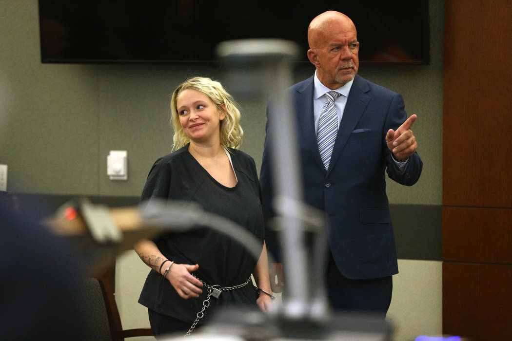 Kelsey Turner, left, with her attorney Brian Smith, appears for her court hearing where she ple ...