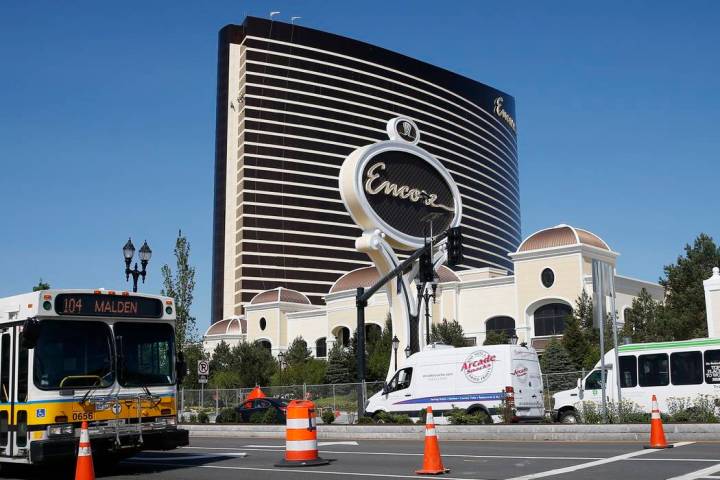 Encore Boston Harbor is seen in Everett, Mass., Wednesday, May 22, 2019. MGM Resorts Internatio ...