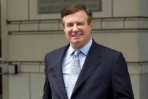 In a May 23, 2018, file photo, Paul Manafort, President Donald Trump's former campaign chairman ...