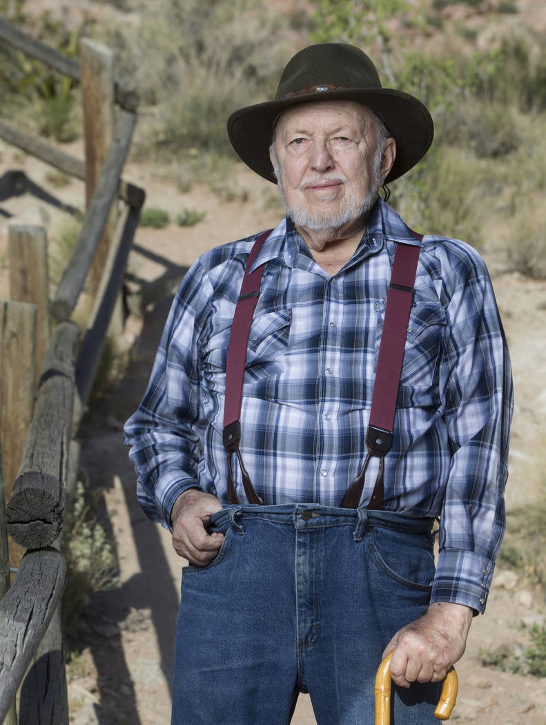 Author A.D. Hopkins at Red Rock Canyon National Conservation Area on Friday, April 23, 2018, ou ...