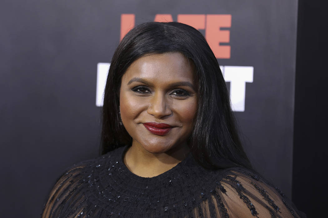 Mindy Kaling attends the premiere of "Late Night" at the Orpheum Theatre on Thursday, ...