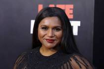 Mindy Kaling attends the premiere of "Late Night" at the Orpheum Theatre on Thursday, ...