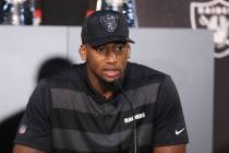 Oakland Raiders no. 4 overall pick of the 2019 NFL Draft, defensive end Clelin Ferrell, attends ...