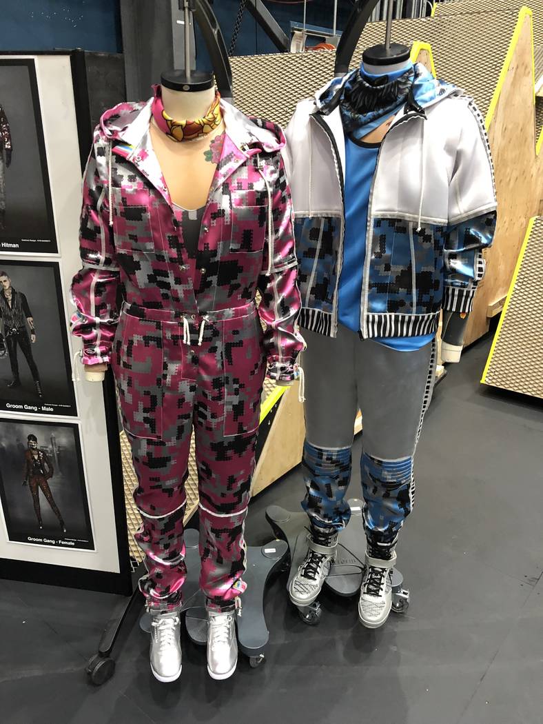 Costumes for "R.U.N" are shown Cirque HQ in Montreal on Tuesday, June 18, 2019. (John Katsilome ...