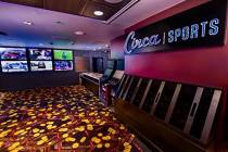The updated sportsbook at the D Las Vegas. (courtesy)