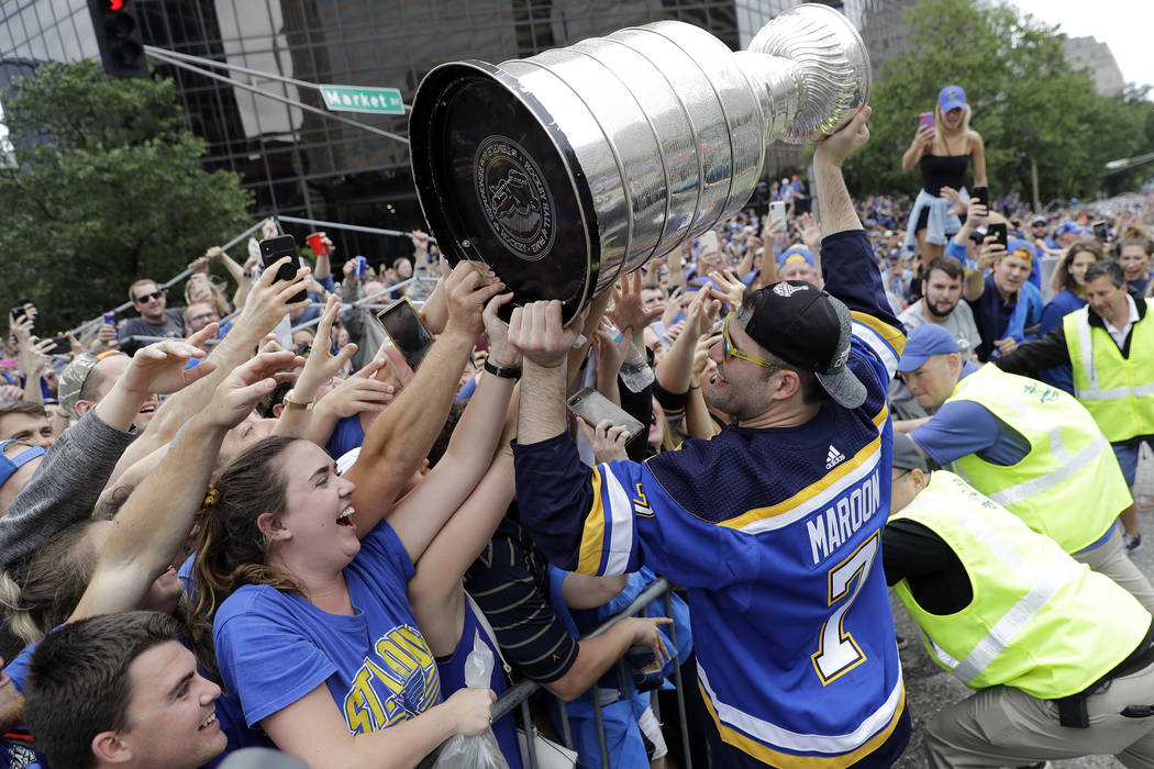 St. Louis Blues fans collect $150K in Stanley Cup futures bets | Las Vegas Review-Journal