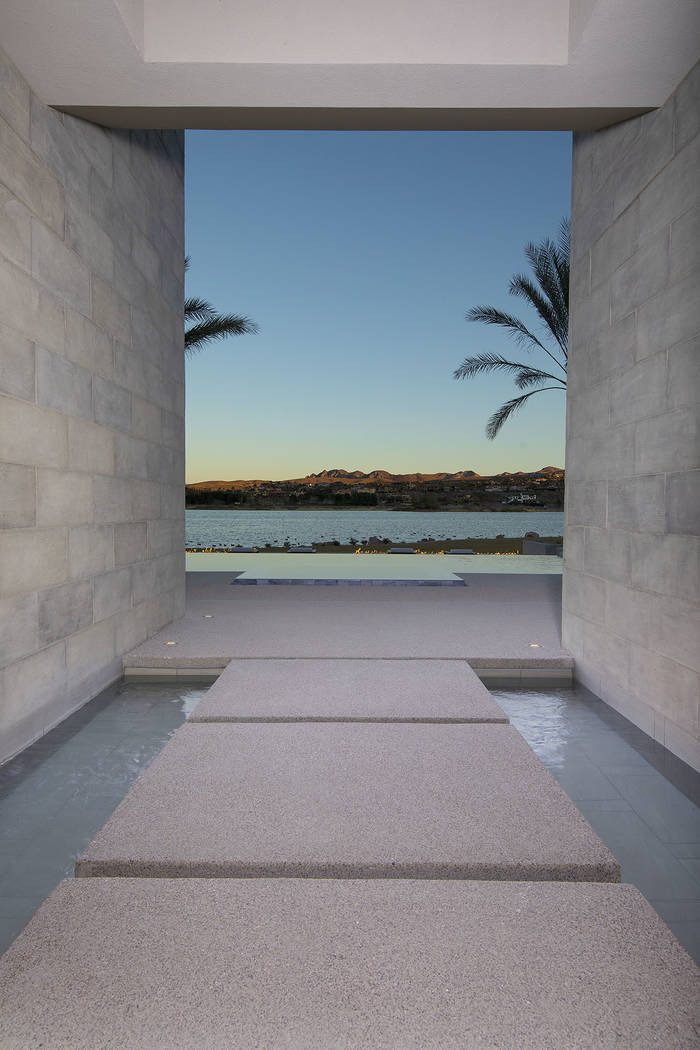 Lake views from a water feature. (Synergy/Sotheby’s International Realty)