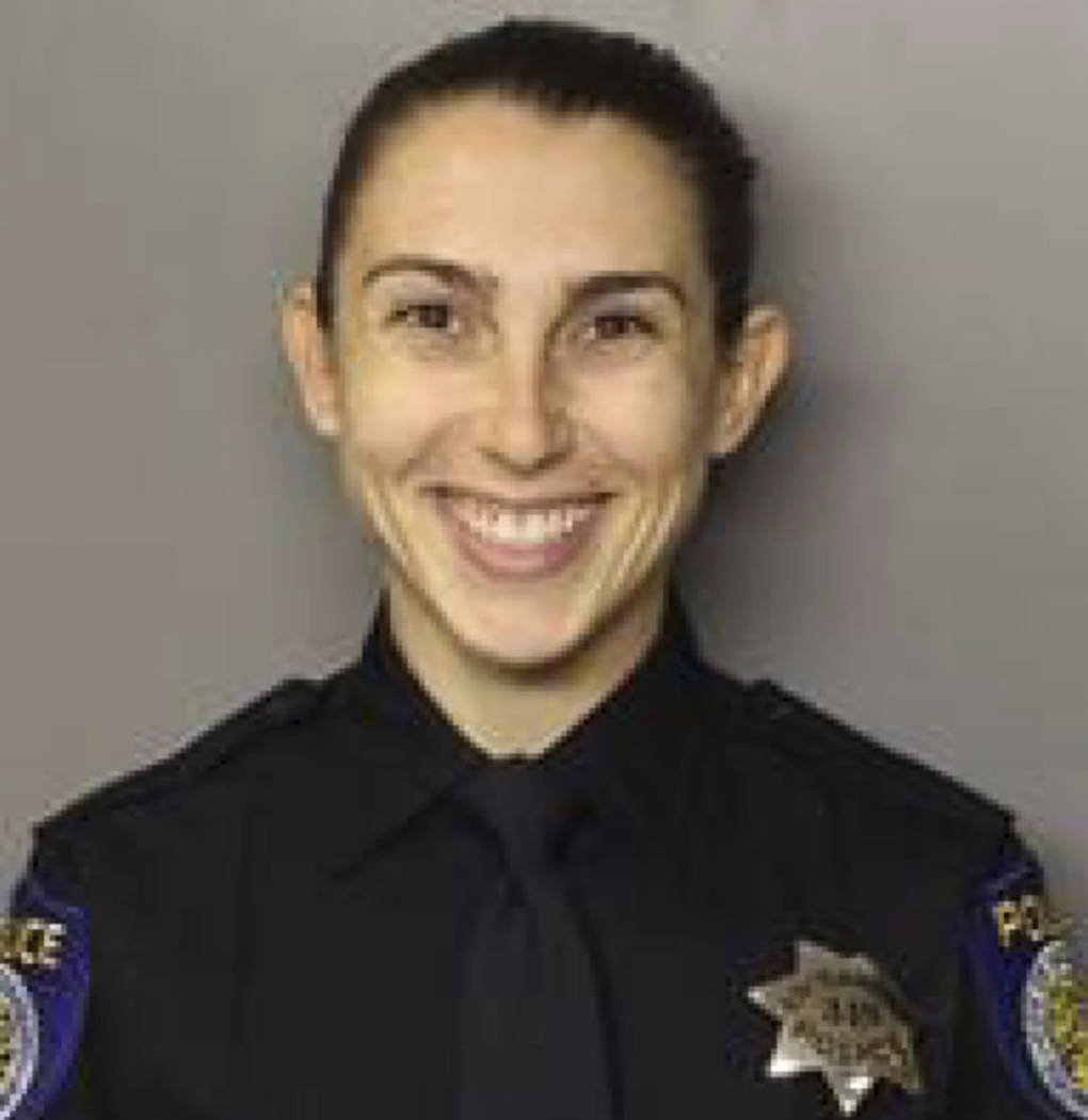In this undated photo released by the Sacramento Police Department is Officer Tara O' Sullivan. ...