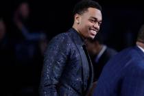 Kentucky's PJ Washington reacts after the Charlotte Hornets selected him as the 12th pick overa ...