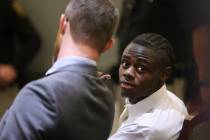 Weslie Martin during his court hearing at the Regional Justice Center in Las Vegas on Friday, J ...