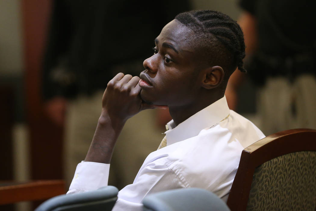 Weslie Martin during his court hearing at the Regional Justice Center in Las Vegas on Friday, J ...