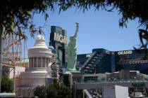 New York-New York and MGM Grand on the Las Vegas Strip. (K.M. Cannon/Las Vegas Review-Journal) ...