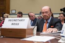 Commerce Secretary Wilbur Ross appears before the House Committee on Oversight and Government R ...
