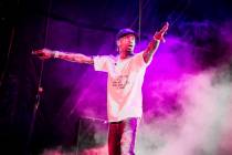 Travis Scott performs at the Voodoo Music Experience in City Park on Saturday, Oct. 27, 2018, i ...