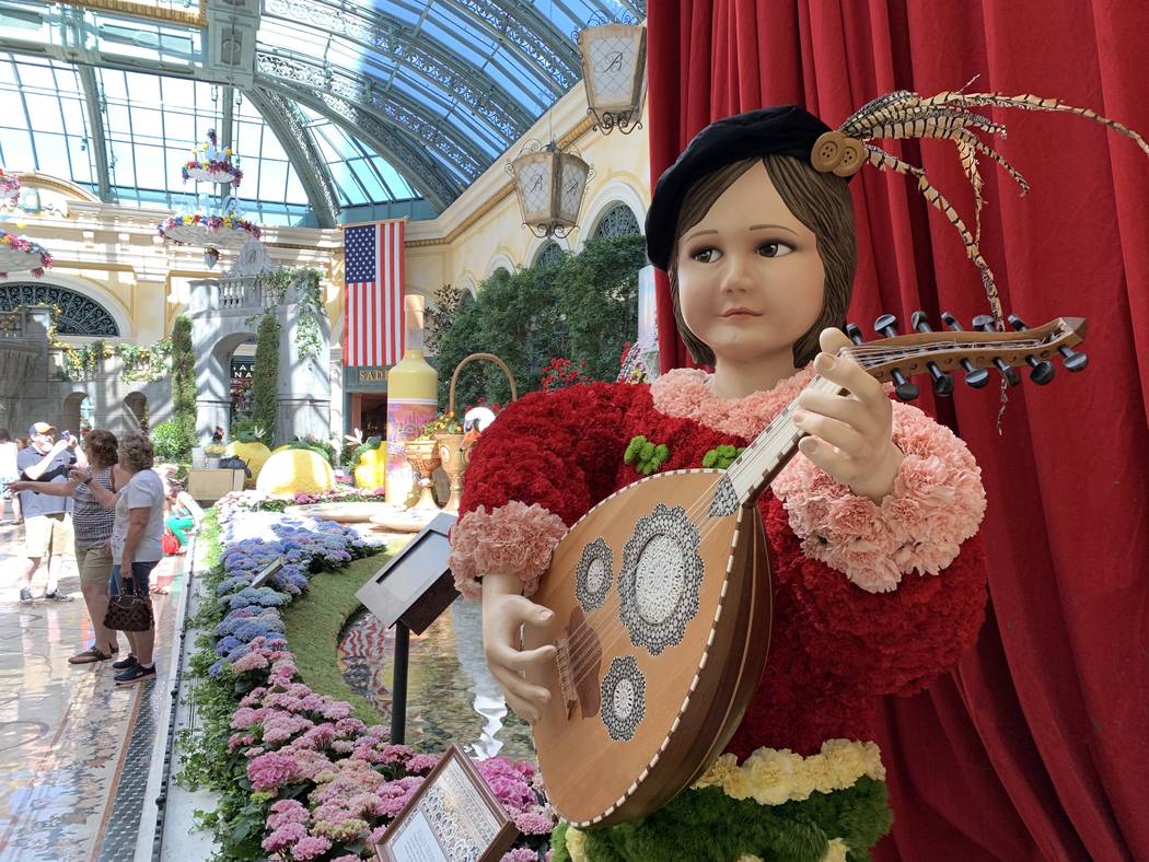 The Bellagio's conservatory has opened its gates to their summer display. (Mat Luschek / Review ...