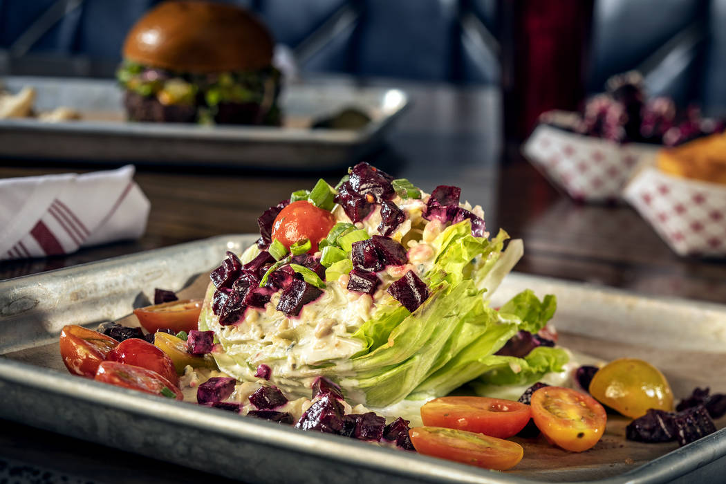 Wedge salad at Mabel's BBQ at the Palms.