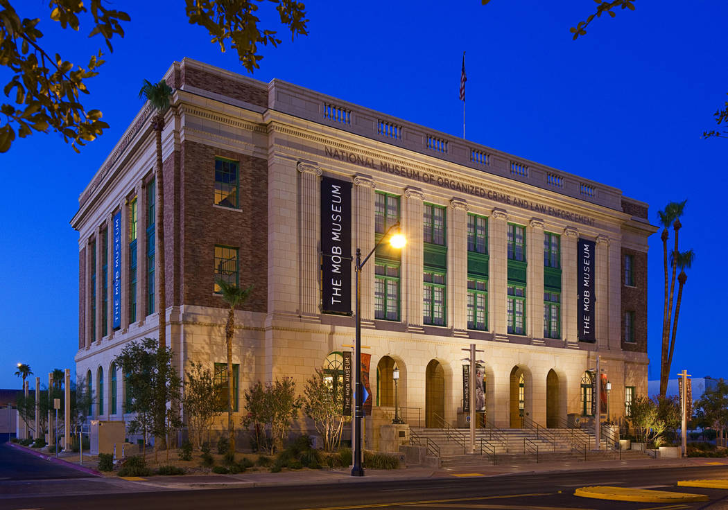 The Mob Museum in downtown Las Vegas. (Jeff Scheid/Las Vegas Review-Journal)