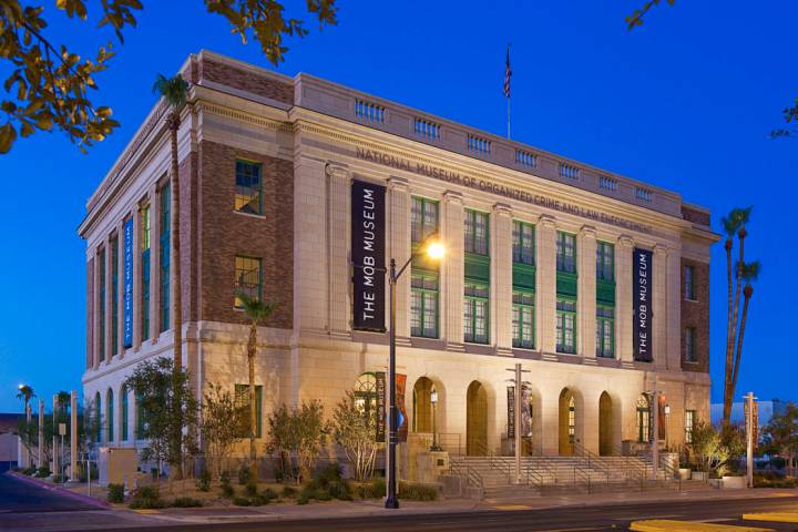 The Mob Museum in downtown Las Vegas. (Jeff Scheid/Las Vegas Review-Journal)