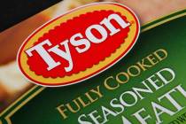 FILE - This Nov. 18, 2011, file photo, shows a Tyson food product, in Montpelier, Vt. The Depar ...