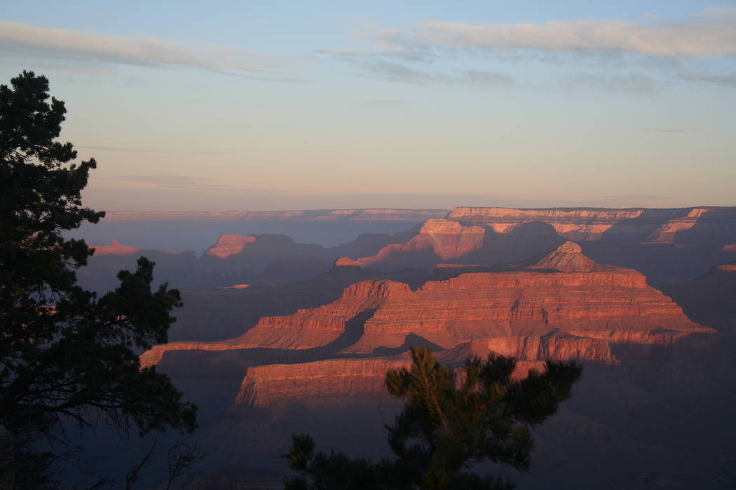 Sunset at the South Rim of Grand Canyon National Park, Arizona. (Deborah Wall/Las Vegas Review- ...
