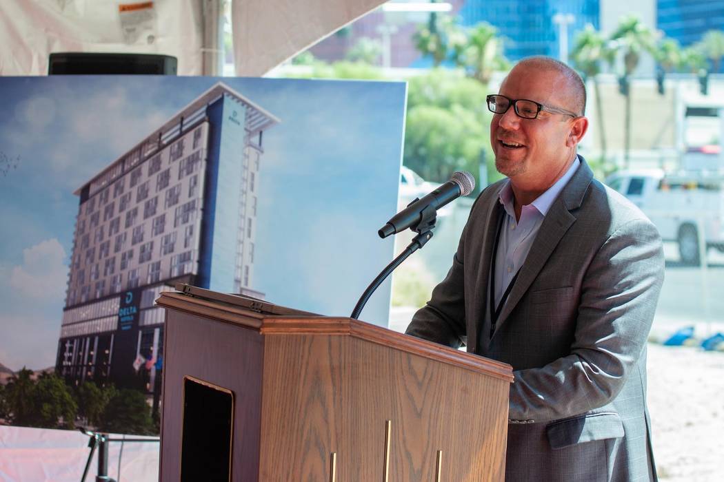 CAI Investments founder Chris Beavor plans to build a 284-room hotel near the Palms. (Courtesy ...