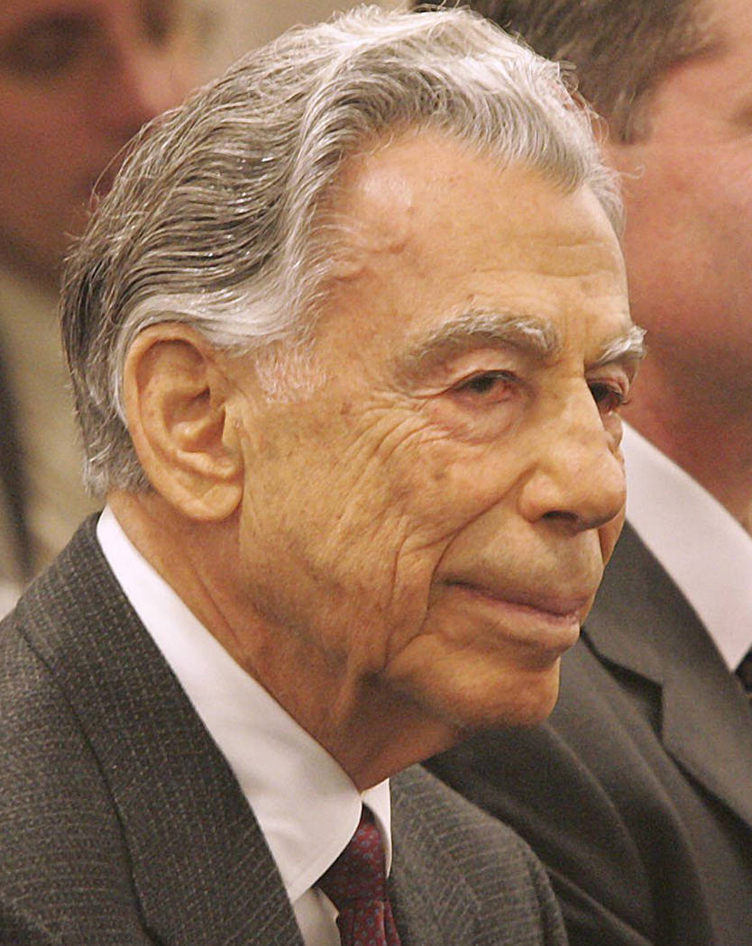MGM Resorts' founder and largest shareholder Kirk Kerkorian is shown Feb. 22, 2005. (Las Vegas ...