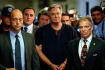 Paul Manafort arrives in court, Thursday, June 27, 2019 in New York. President Trump’s f ...