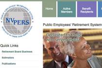 Nevada’s public employee pension fund website (Screengrab/Nevada Public Employees' Retirement ...