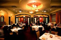 Ferraro's Italian Restaurant & Wine Bar at 4480 Paradise Rd. in Las Vegas. (Las Vegas Review-Jo ...