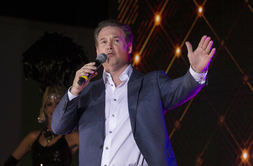 Alex Meruelo, founder of the Meruelo Group and owner of SLS Las Vegas, speaks during an event t ...