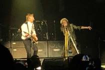 Paul McCartney and Steven Tyler are shown performing "Helter Skelter" at McCartney's "Freshen U ...