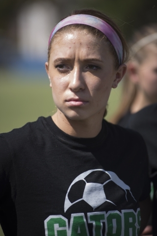 Green Valley High School junior Alexis Kirson, seen Monday at practice, was the fourth-leadi ...
