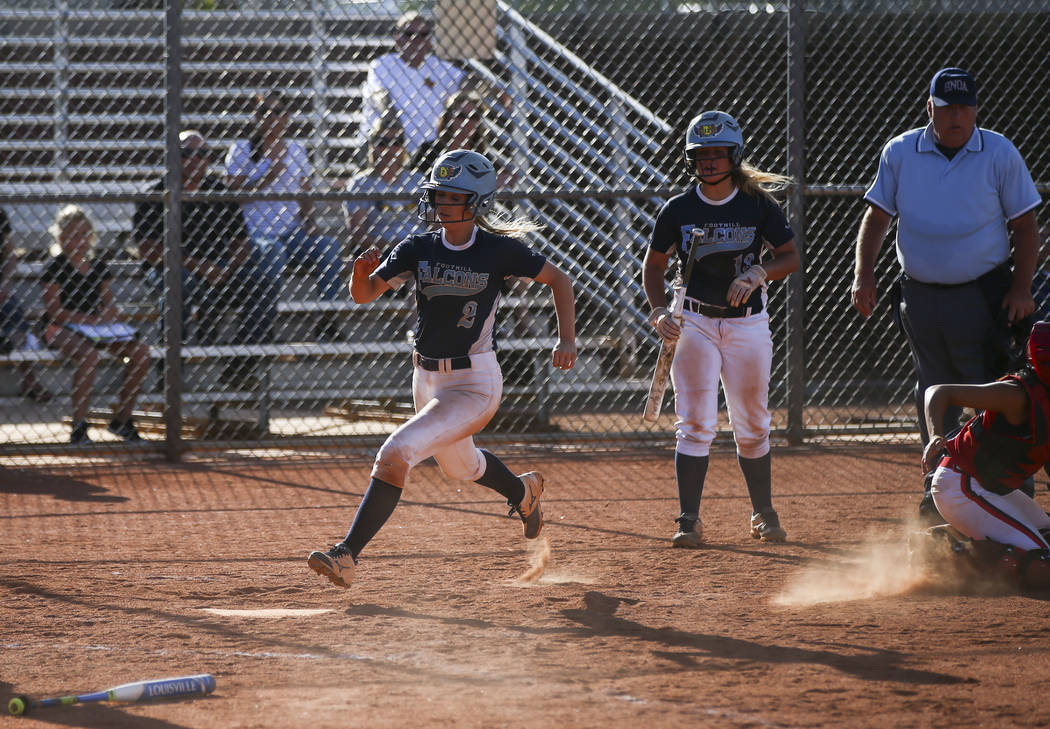 Kylie Becker is one of four returning starters for Foothill. Chase Stevens/Las Vegas Review- ...
