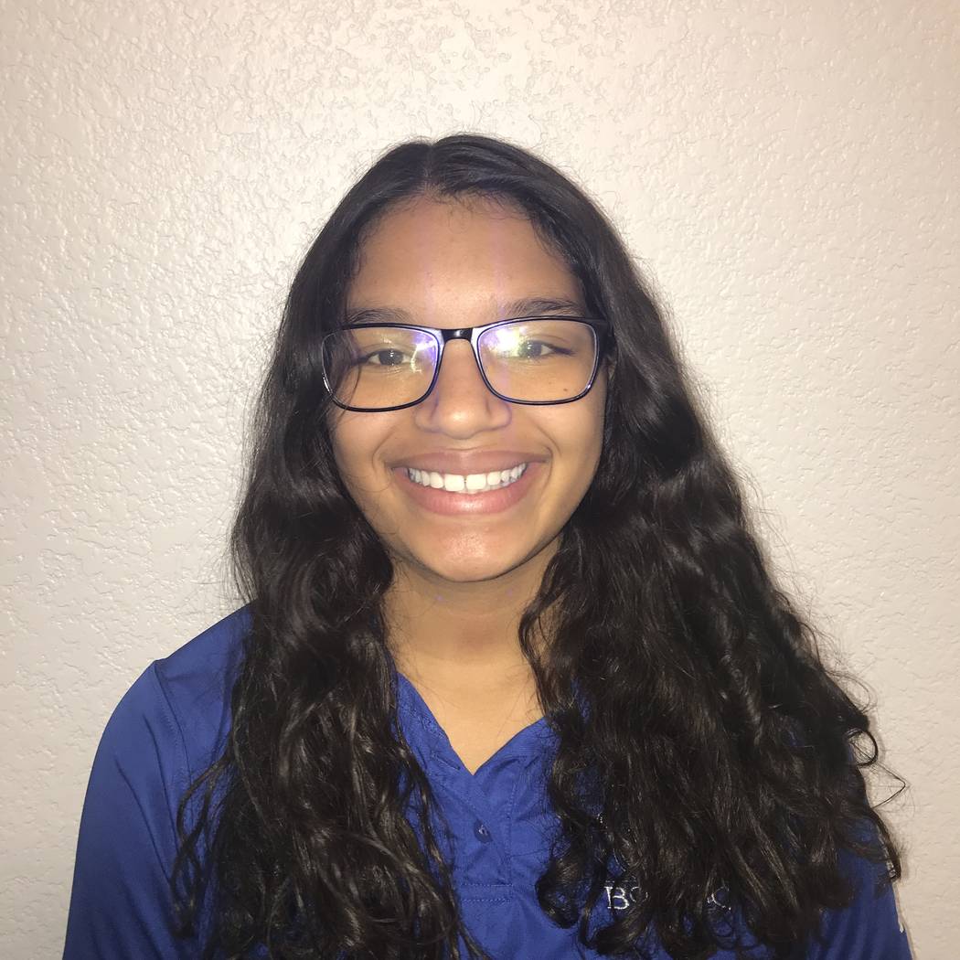 Basic’s Jazelle Lampkin is a member of the Las Vegas Review-Journal’s all-state ...