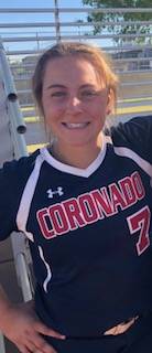 Coronado’s Ashley Ward is a member of the Las Vegas Review-Journal’s all-state s ...