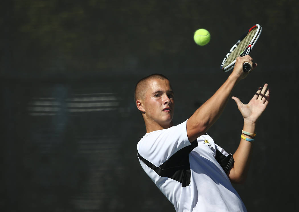 Artem Iermolov finished second in last year’s Class 4A state singles tournament. Chase ...