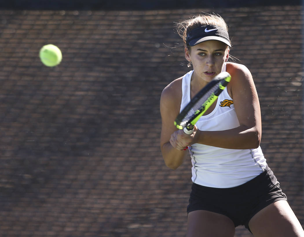 Audrey Boch-Collins has won the last two Class 4A state girls singles titles. Chase Stevens/ ...